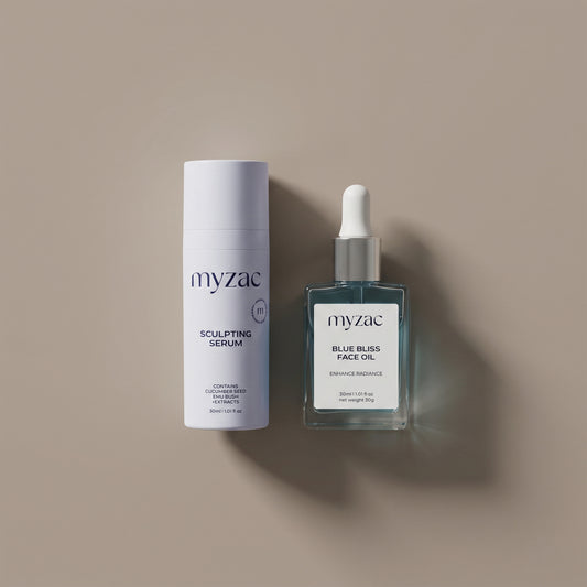 EYE GLOW DUO                                                                                                                                       Sculpting Serum + Blue Bliss Oil